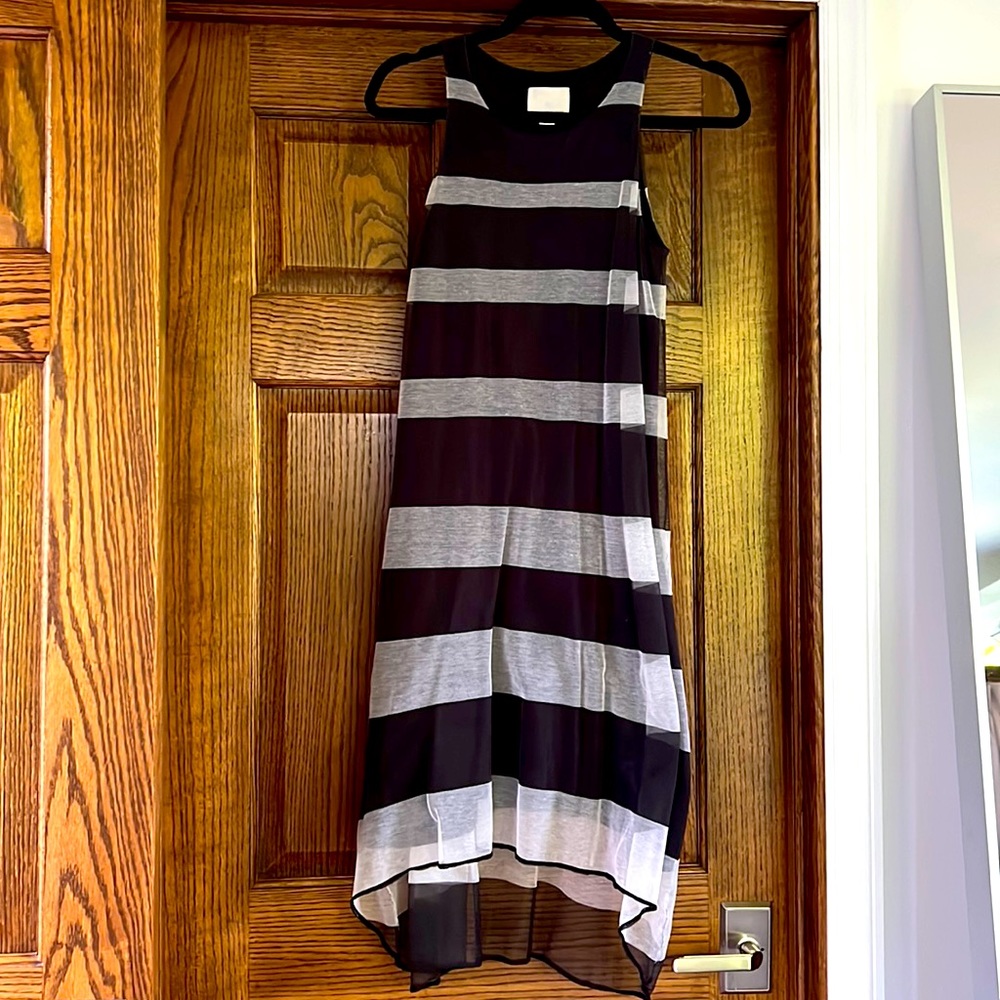 Band of Outsiders Black and White Dress